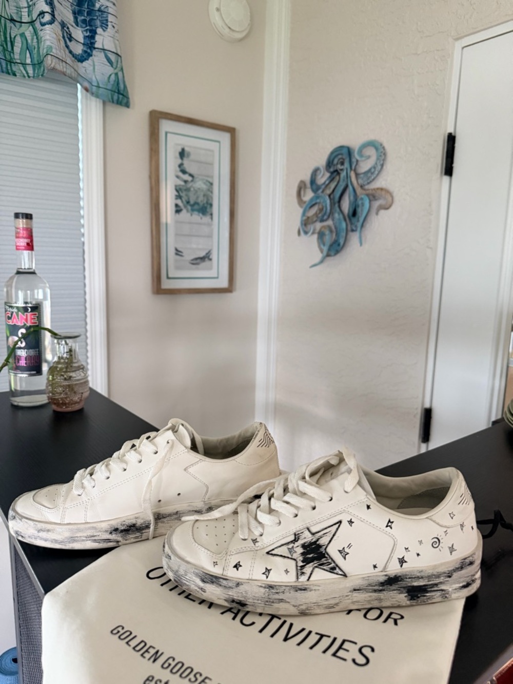 Limited edition Golden Goose Stardan sneakers 38 tennis shoes distressed